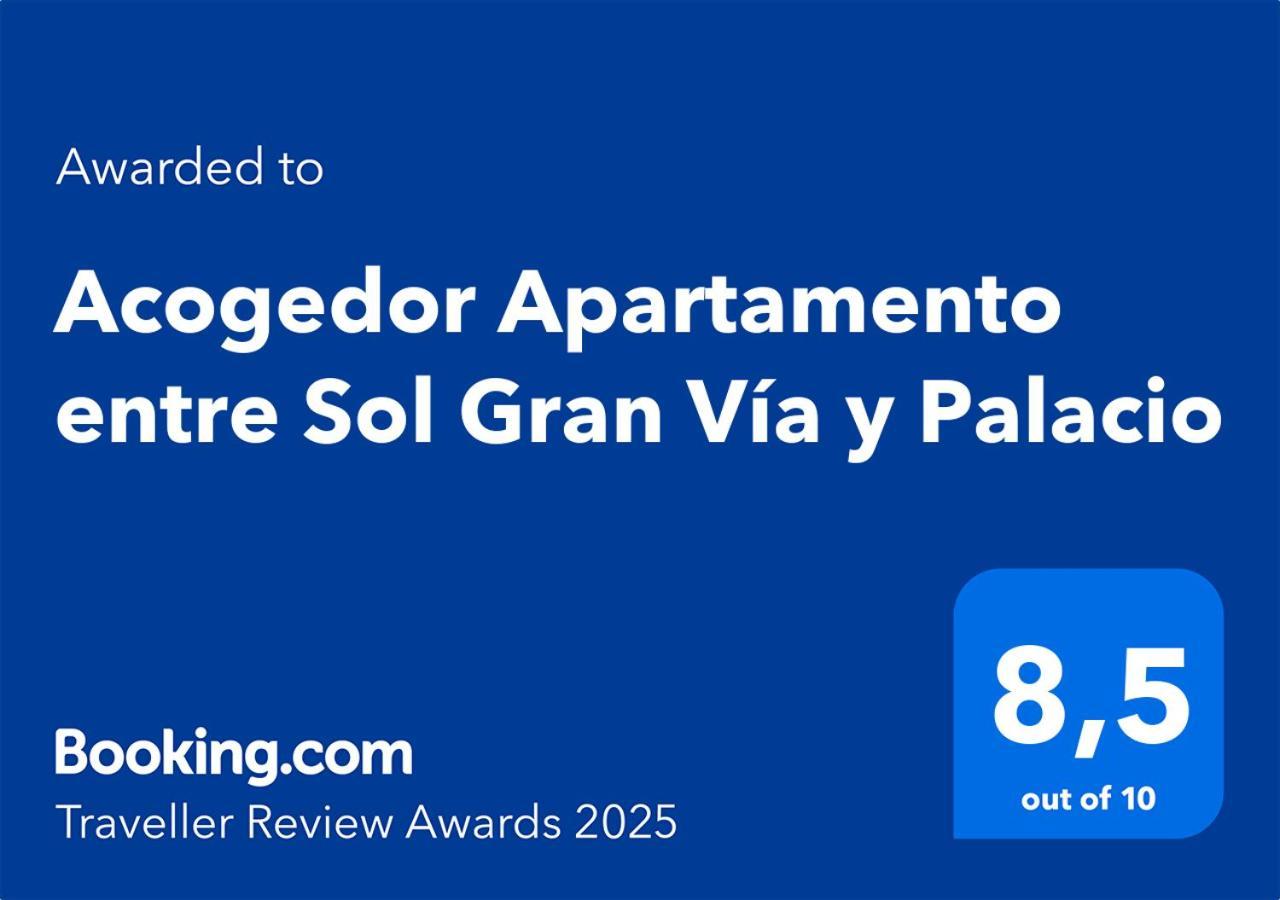 Acogedor Apartamento Entre Sol Gran Via Y Palacio Madrid Eksteriør billede